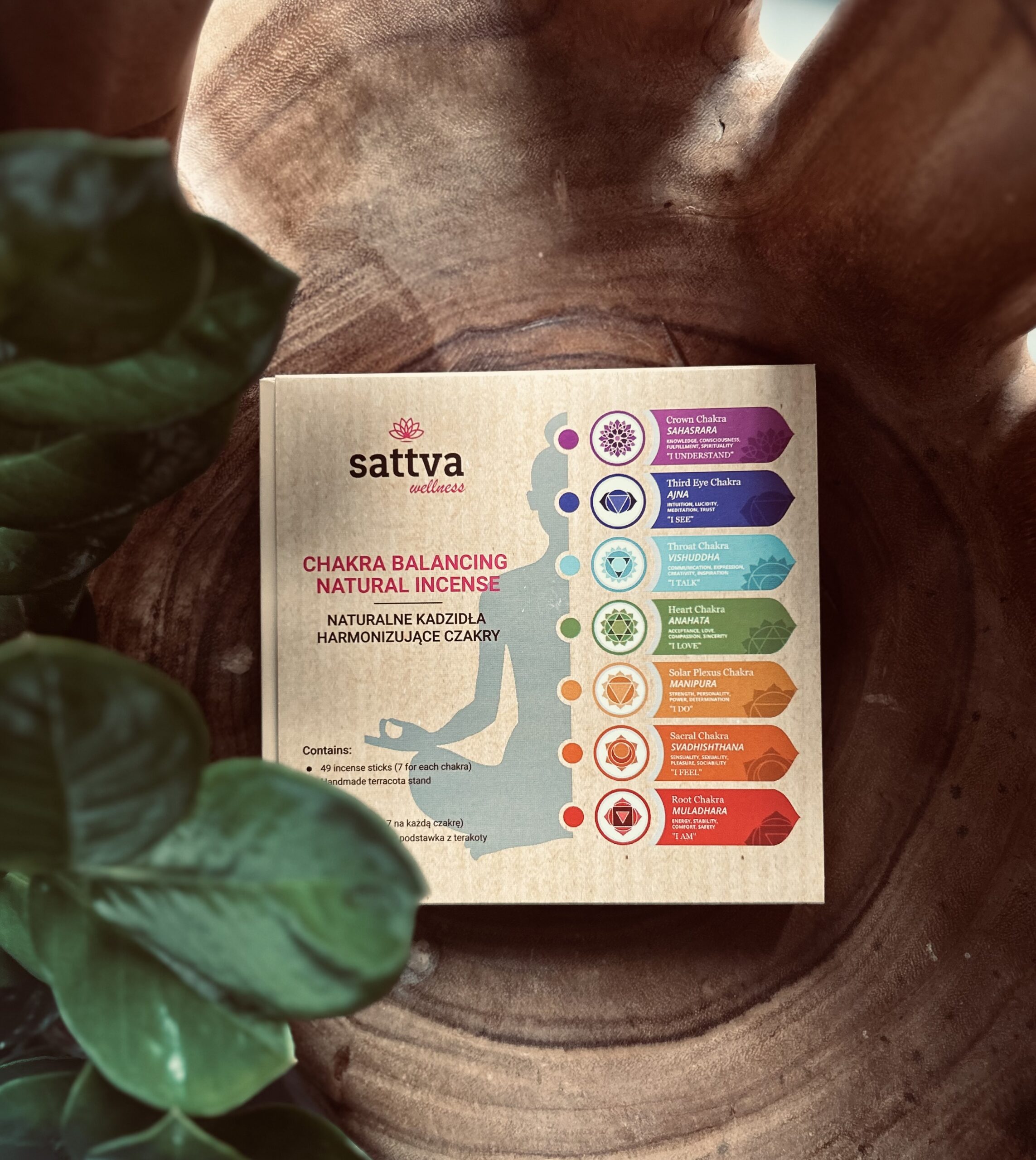 Kadzidła Sattva - Zestaw kadzideł czakralnych